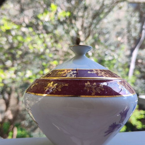 Serving set used, antique, 3 pieces