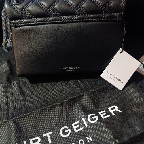 Kurt Geiger bag new with black chain for crossbody and shoulder