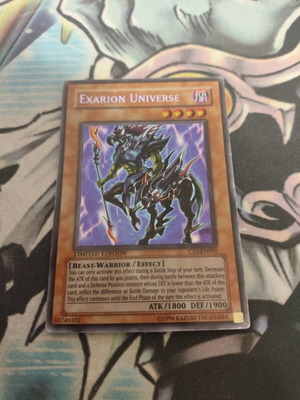 Exarion Universe Yu-Gi-Oh card used, damaged, Secret Rare CT2