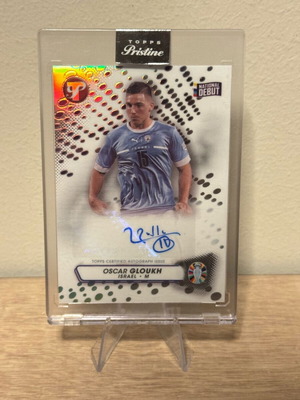 Oscar Gloukh Israel Auto Euro 2024 Pristine Topps National Debut new