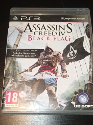 Assassin's Creed IV Black Flag PS3 used in excellent condition