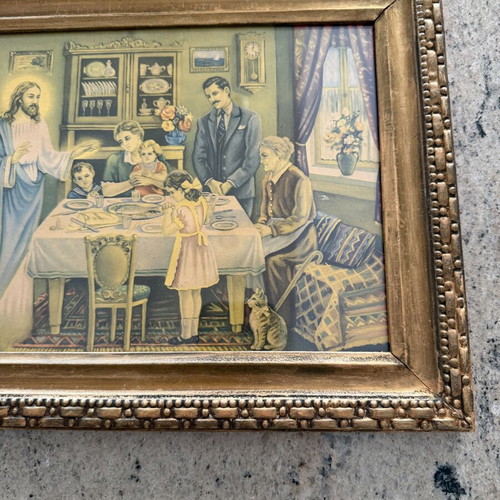 Lithograph used, special old artwork 24.5x31 cm