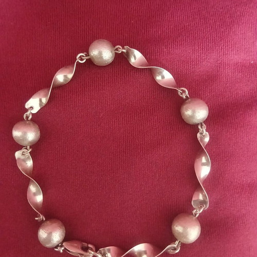 Silver bracelet new, 22 cm