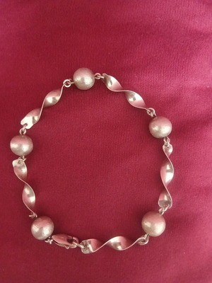 Silver bracelet new, 22 cm