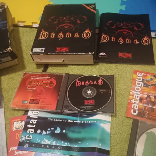 Diablo, Starcraft, Warcraft II Tides of Darkness Deluxe Edition PC games