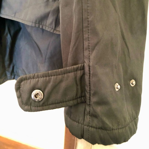 Emilio Corali jacket like new, black, with adjustable sleeves and hood