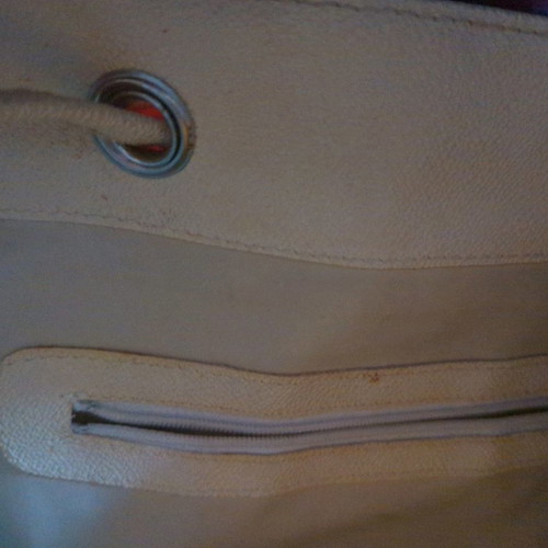 Rollini large backpack beige synthetic leather like new