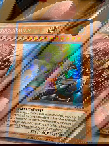 YU-GI-OH Andro Sphinx gold card