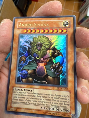 Κάρτα Yu-Gi-Oh Andro Sphinx gold σαν καινούργια