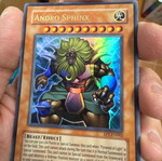 Κάρτα Yu-Gi-Oh Andro Sphinx gold σαν καινούργια