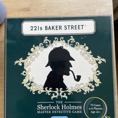 Επιτραπέζιο παιχνίδι Sherlock Holmes 221B Baker Street σαν καινούργιο