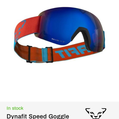 Dynafit ski goggles new with anti-fog lens