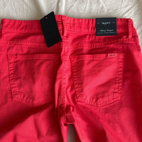 Gant women's pants new, classic, red, size 27