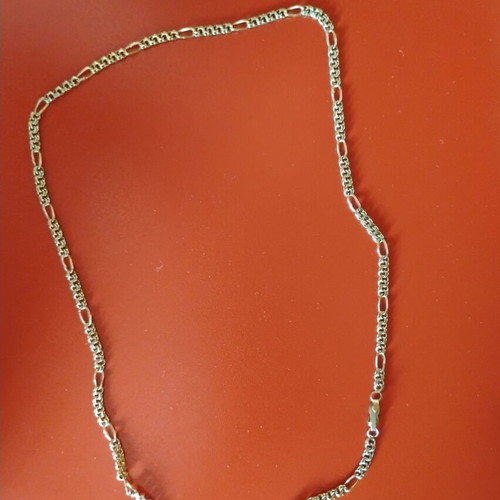 Gold Figaro Chain Necklace 14K 12.9g like new