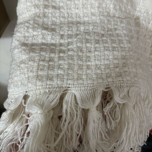 Handmade knitted blanket 2m x 1.8 unused