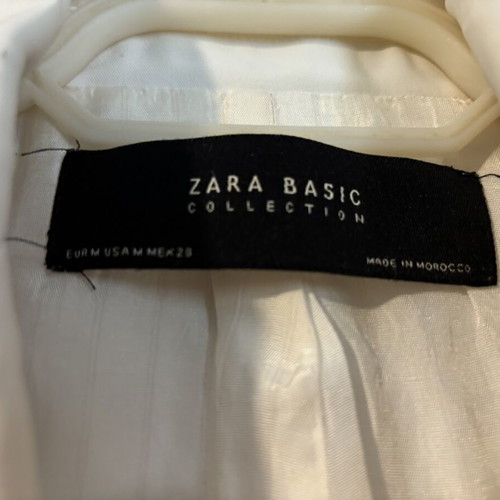 Zara white summer jacket size M used