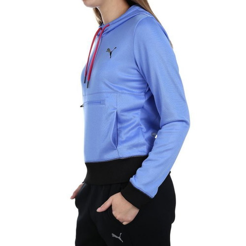 PUMA Shift Glimmer Hoodie women's hoodie top new, size M, blue