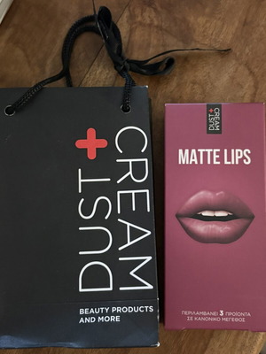 Dust+Cream Matte Lips set new, 3 lipsticks