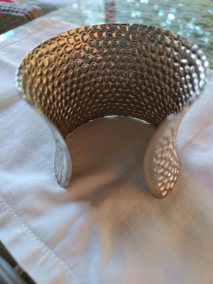 Cuff bracelet spyrilato new silver unworn