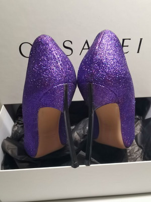 Γόβες Casadei μεταχειρισμένες, μέγεθος 38, μωβ