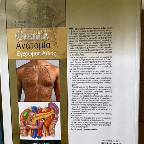 Grant s Anatomy Color Atlas like new
