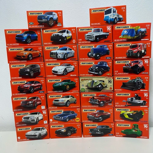 Matchbox car collection new, 30 pieces with boxes