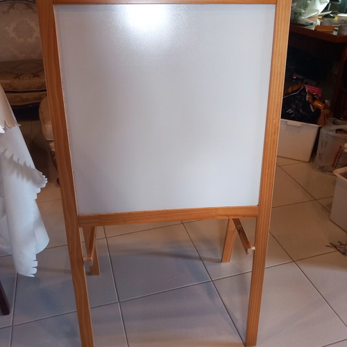 Ikea MÅLA Easel like new with wooden frame and double-sided board