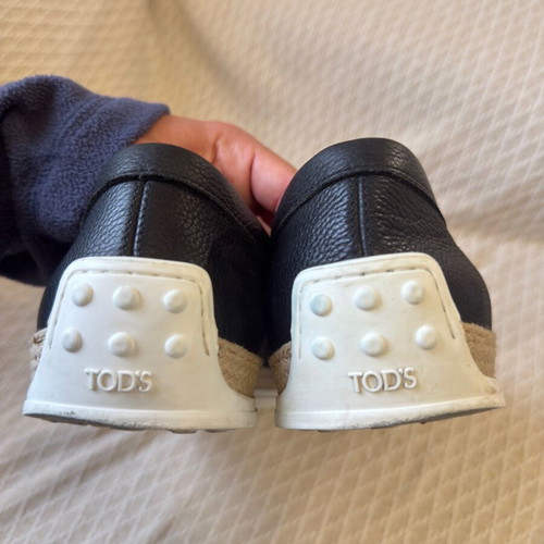 Tod’s moccasins used, blue, size 42