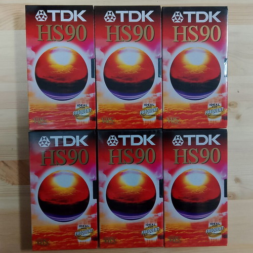 TDK HS90 cassettes new pack of 30