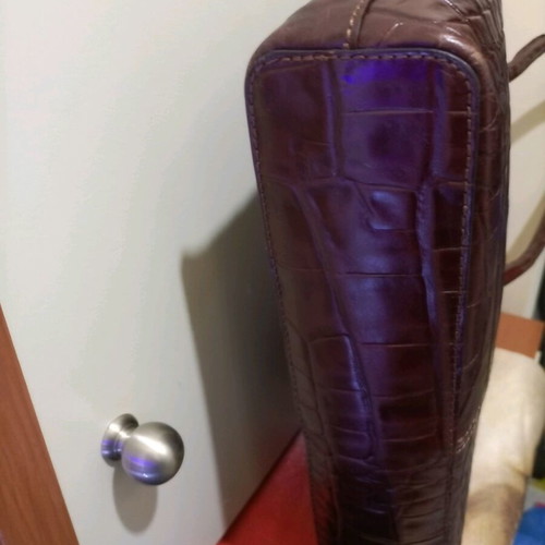 Pack of two used bags black and brown with zipper