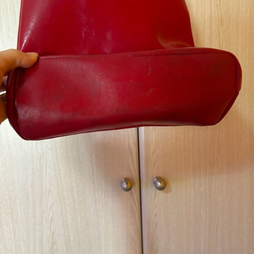 Women's shoulder bag used, red
