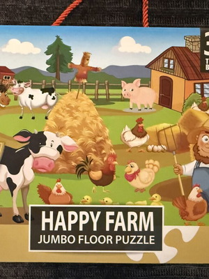 Παζλ πατώματος Happy Farm jumbo, 35 κομμάτια