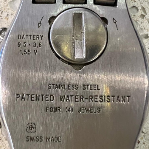 Swatch Irony watch like new, men's, silver