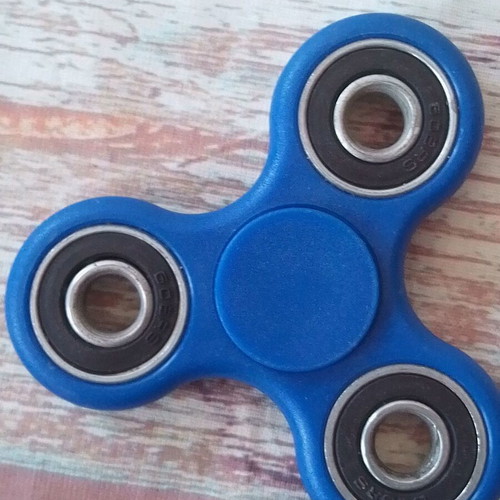 Fidget Spinner Anti Stress Blue toy used