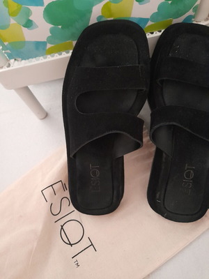 Esiot sandals new, size 38, black