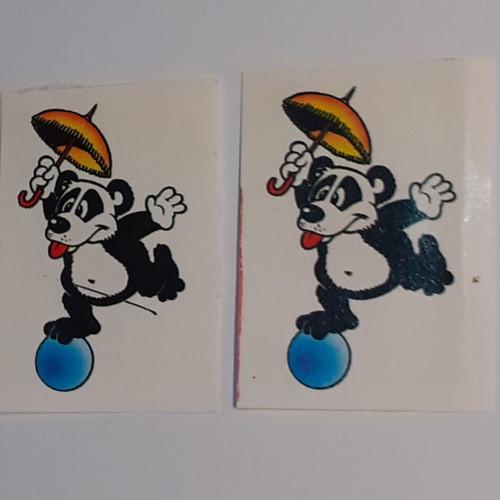 The Woods Family stickers used, pack of 17, vintage 25 years old