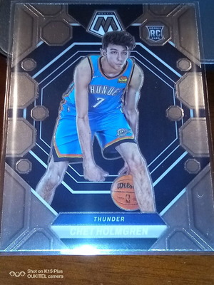 2022-23 Panini Select Chet Holmgren RC Thunder like new