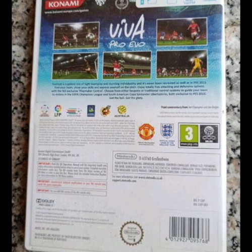 Pes 2013 Wii game like new