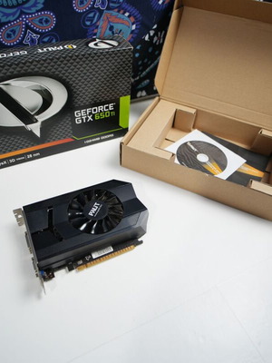 Κάρτα γραφικών Palit GTX 650 Ti OC μεταχειρισμένη με CD και εγχειρίδιο