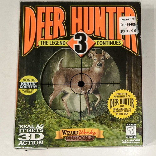 Deer Hunter 3 PC game like new, Big Box edition