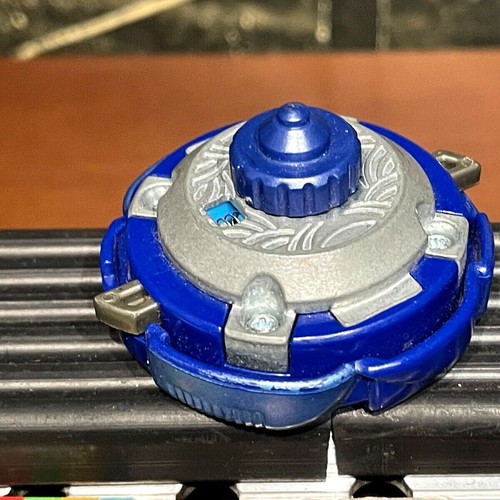 Beyblade XTS Stealth Battler X-203 Cetus Quake used with launcher and card