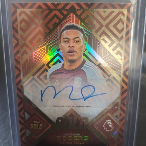 Morgan Rogers Topps Gold autograph card /25