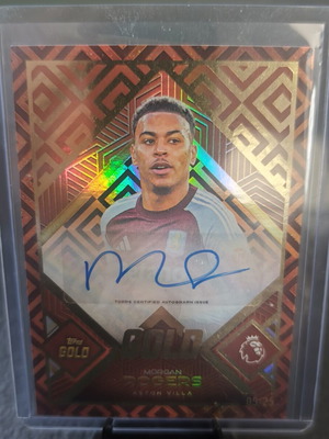 Morgan Rogers Topps Gold autograph card /25