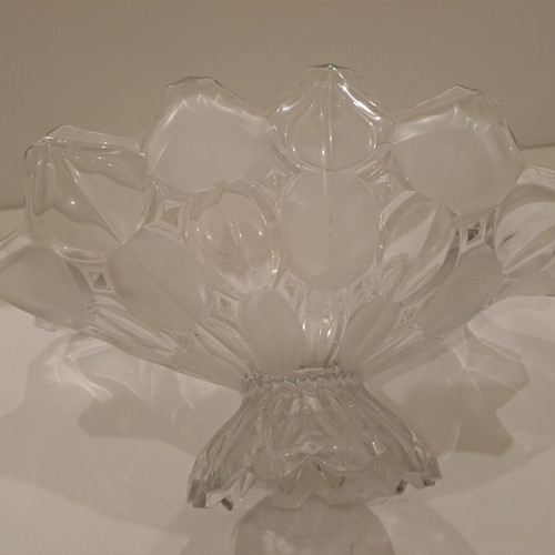 Glass fondue bowl like new