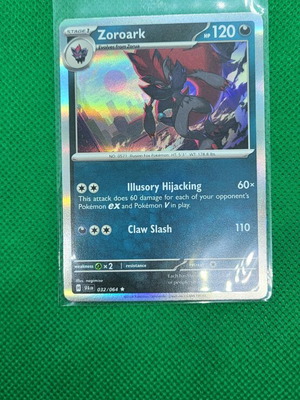 Zoroark-032/064 Holo Rare Pokemon TCG in excellent condition