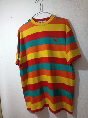 Suika colorful T-shirt like new, size L, 100% cotton