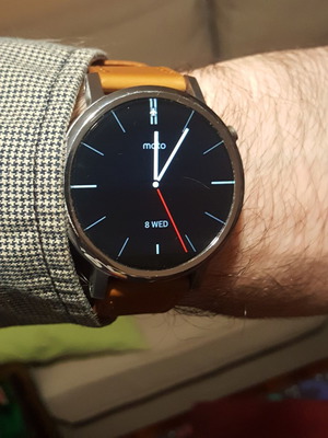 Motorola Moto 360 2nd Gen 46mm smartwatch like new