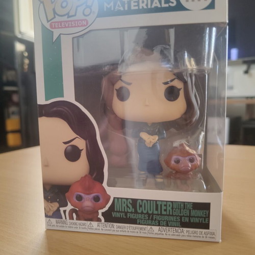 Funko Pop! His Dark Materials Mrs. Coulter with the Golden Monkey new