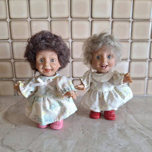 Vintage El Greco Baby Dolls set of 2 from 1980s