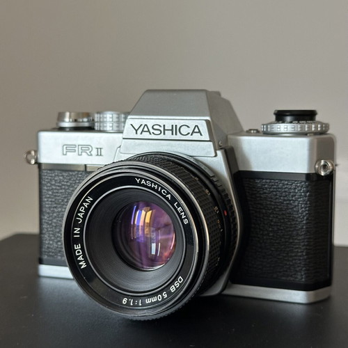 Yashica FRii camera with DSB 50mm f/1.9 lens like new